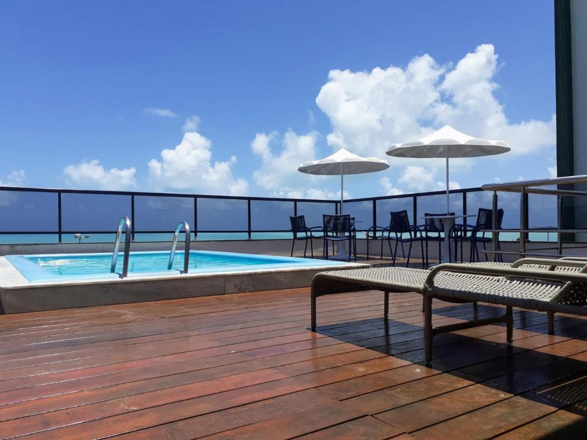 Apartamento Flat pé na areia Tambaú João Pessoa Exterior foto